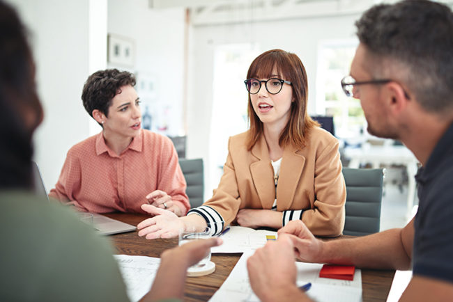 Teamwork? is essential if we want to be successful