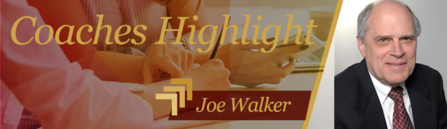 COACHES HIGHLIGHT BANNER Joe Walker